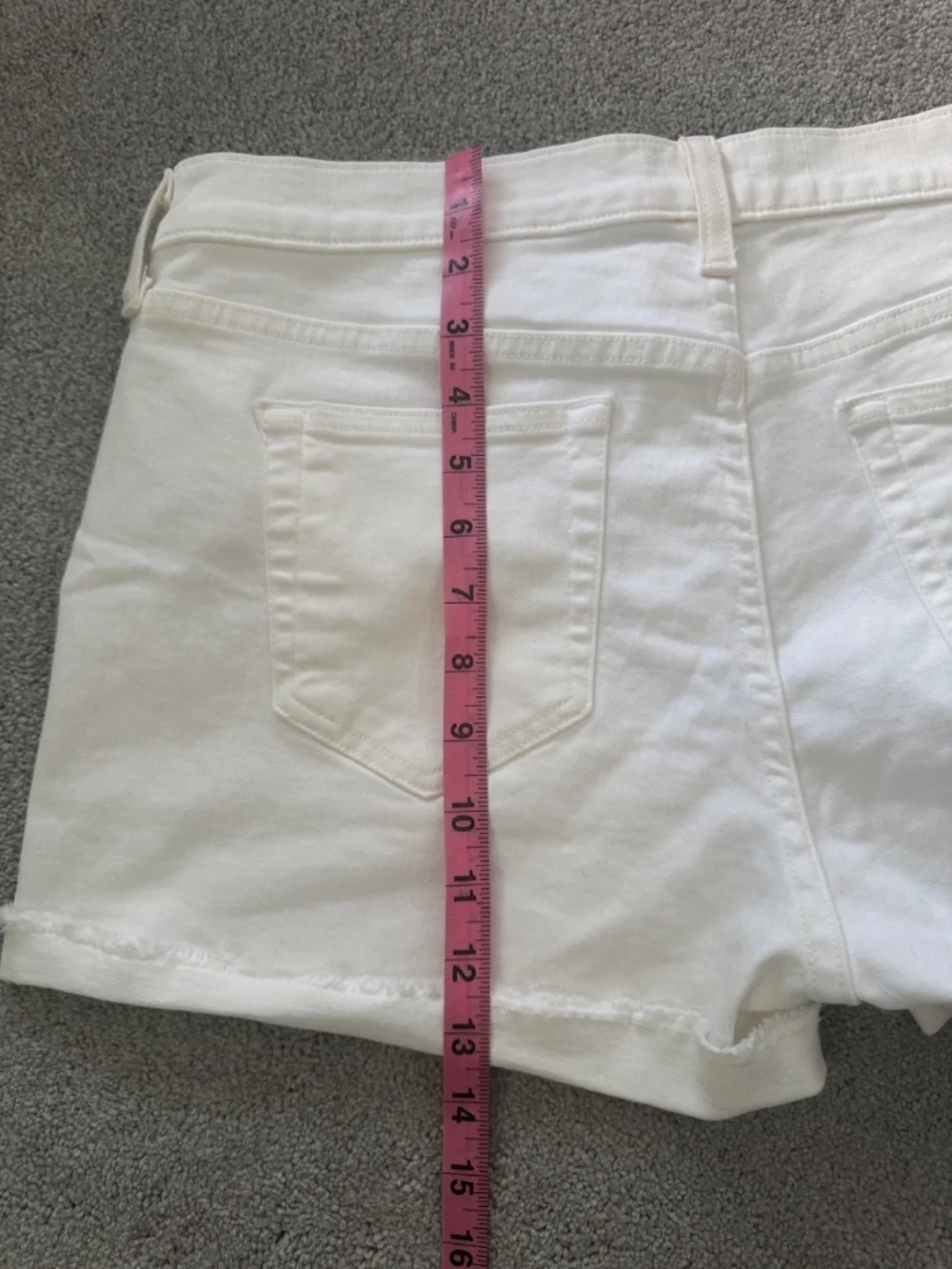 NWT J. Crew White Denim Shorts Size 30